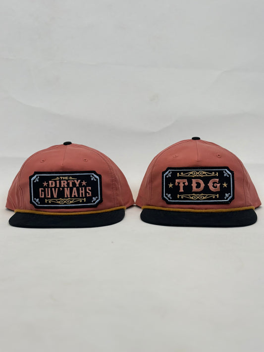 Premium Logo Hat - Salmon & Black